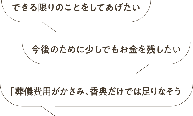 お客様のご要望